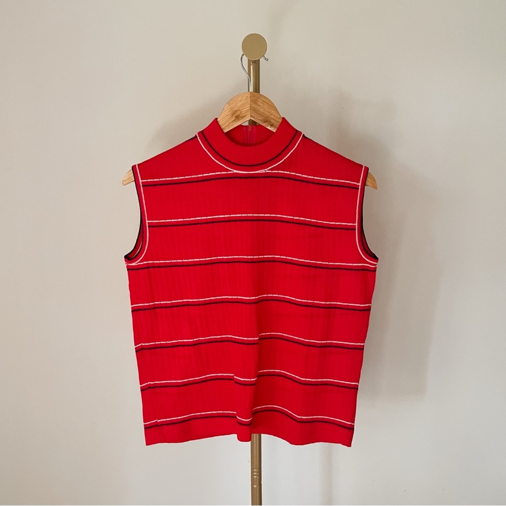 Vintage Gina Teresa Wool Striped Vest